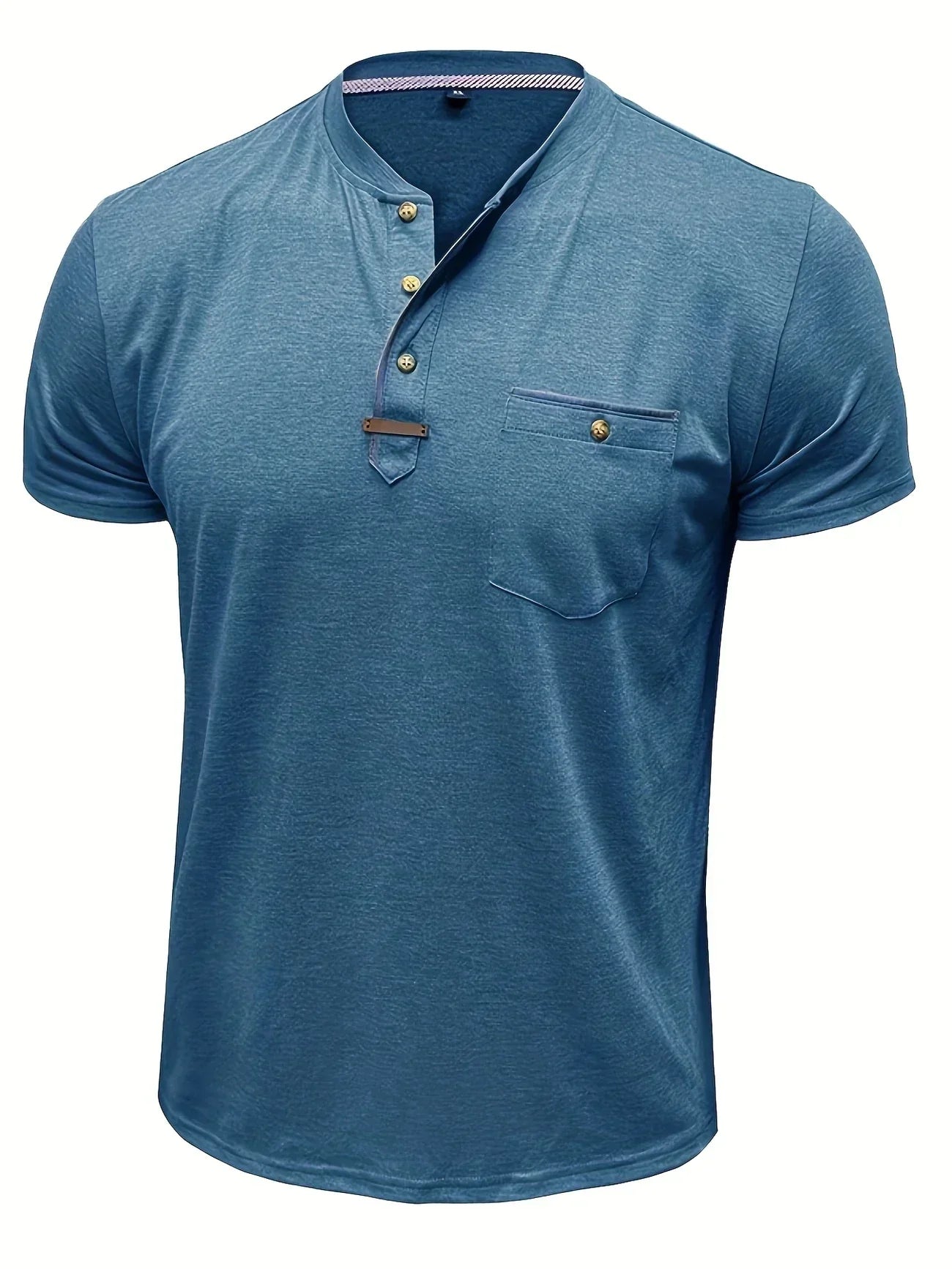 Lenoir™ | T-shirt col rond élégant avec poche