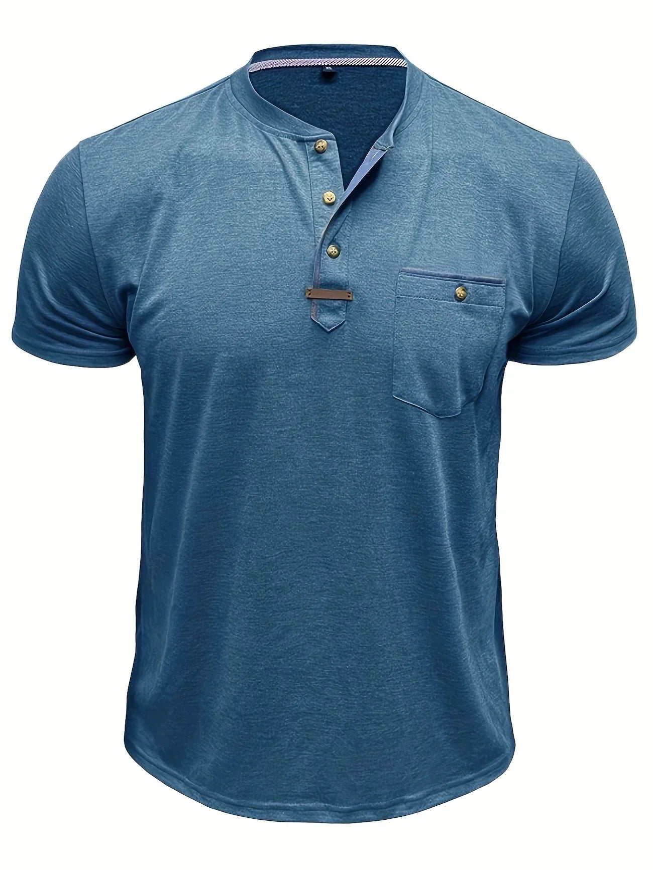 Lenoir™ | T-shirt col rond élégant avec poche