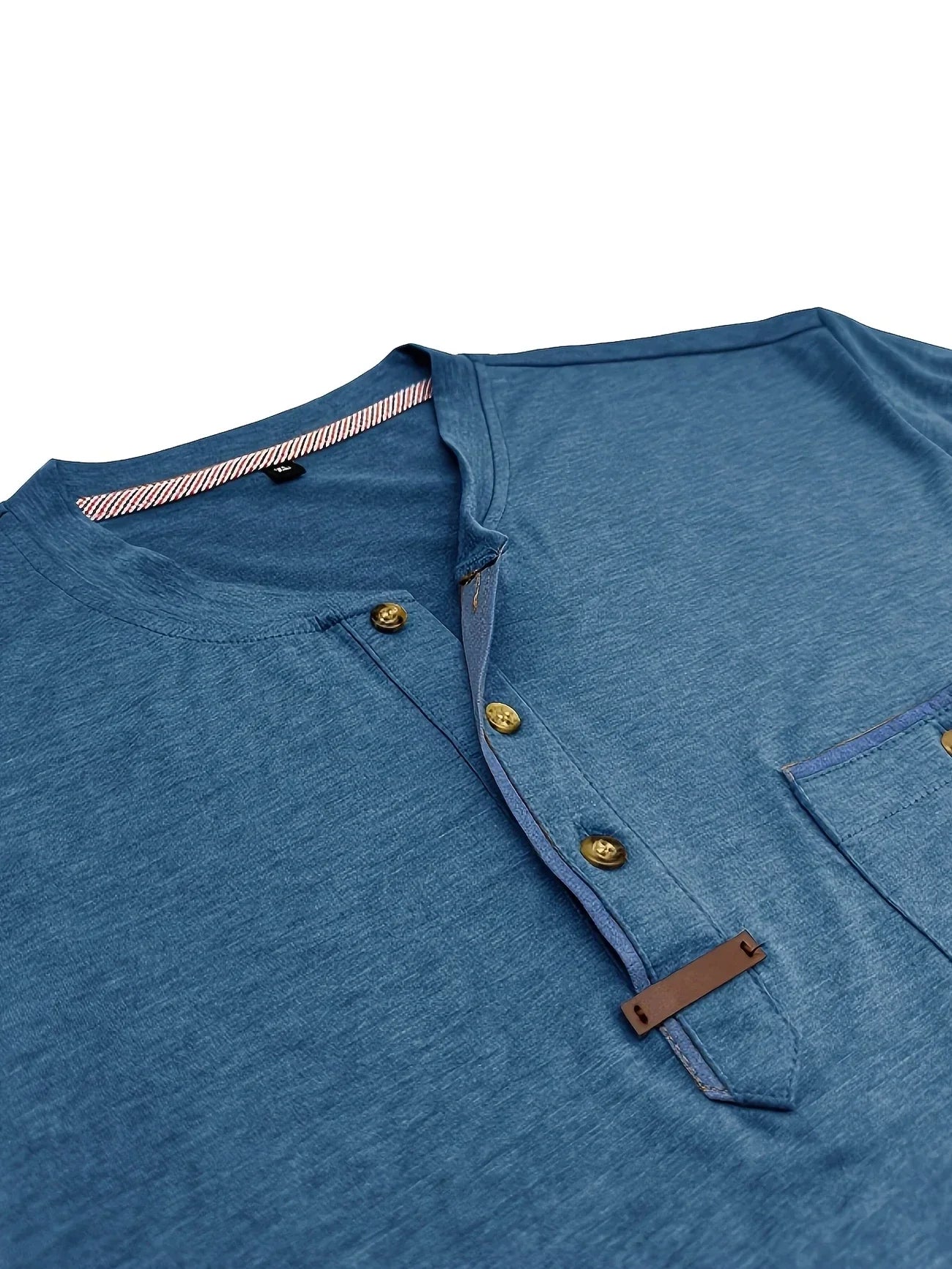 Lenoir™ | T-shirt col rond élégant avec poche