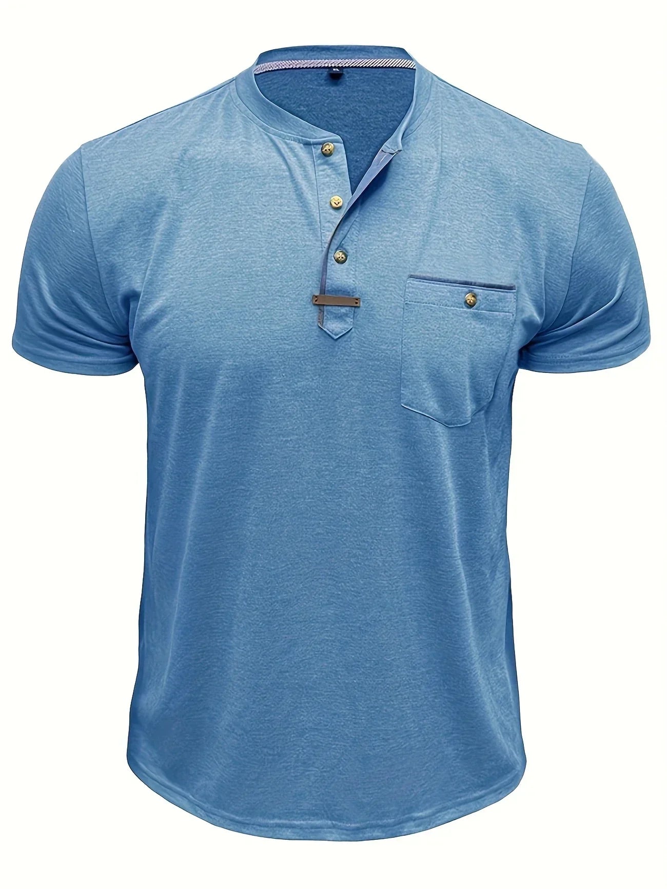 Lenoir™ | T-shirt col rond élégant avec poche