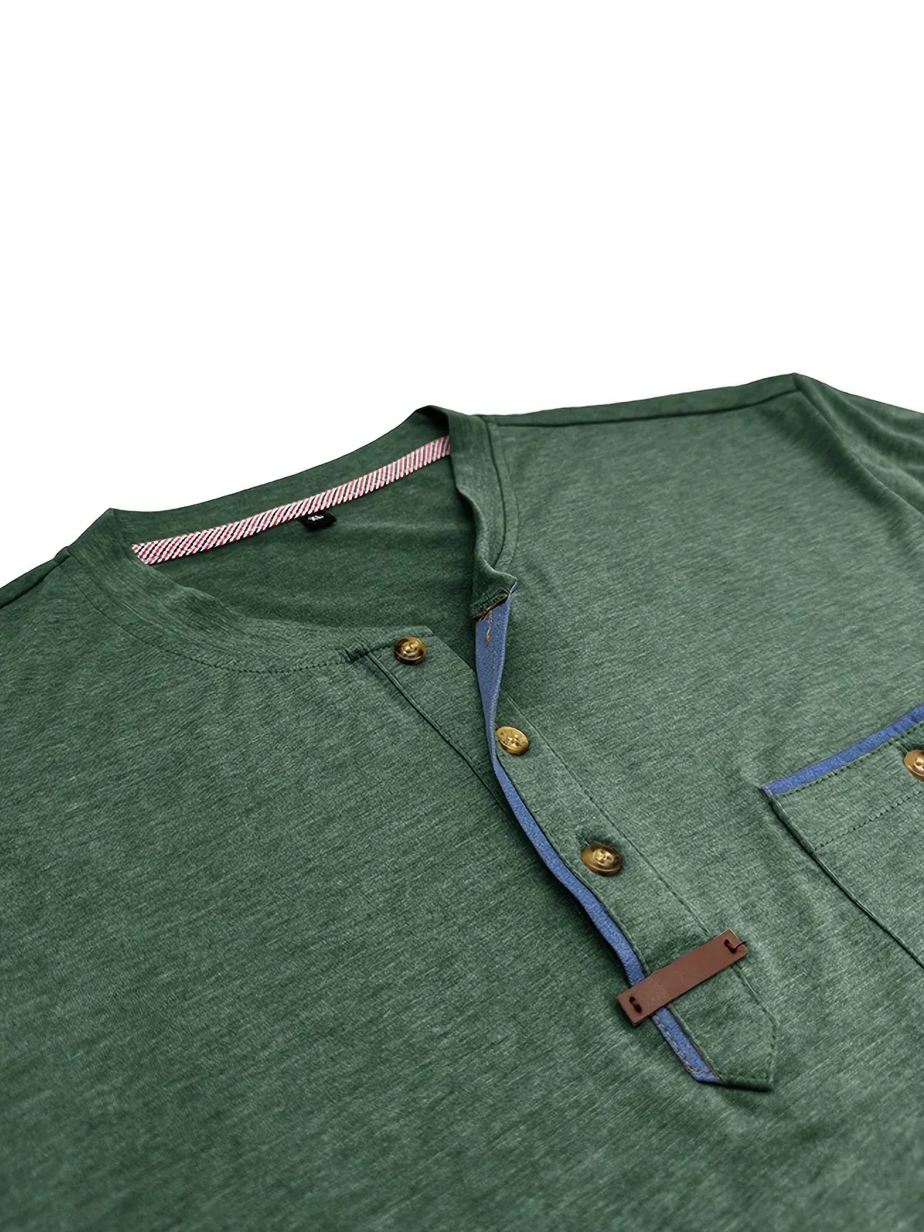 Lenoir™ | T-shirt col rond élégant avec poche
