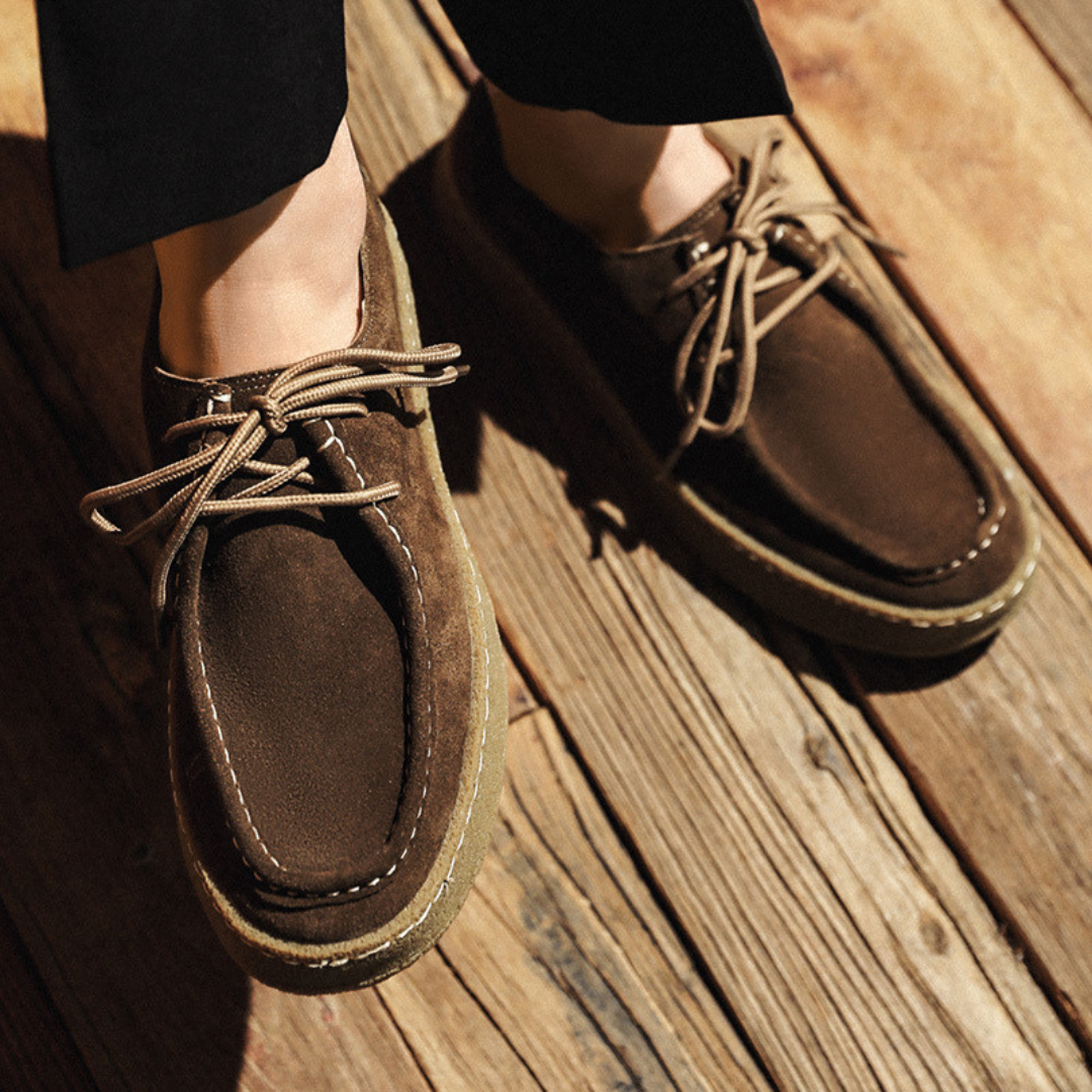 Lenoir™ | Chaussures de ville en daim haut de gamme