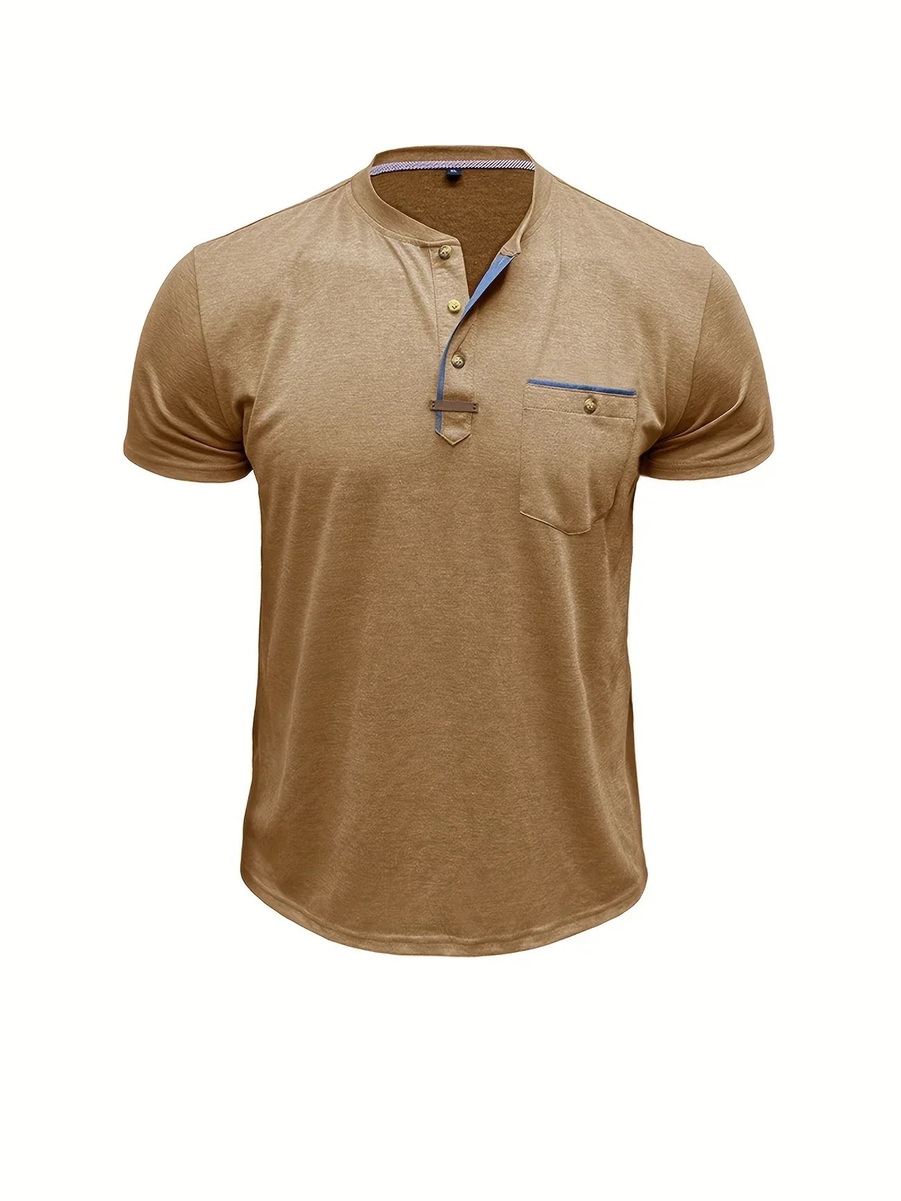 Lenoir™ | T-shirt col rond élégant avec poche