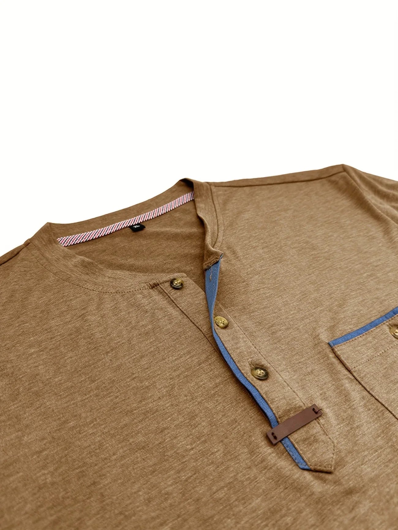 Lenoir™ | T-shirt col rond élégant avec poche