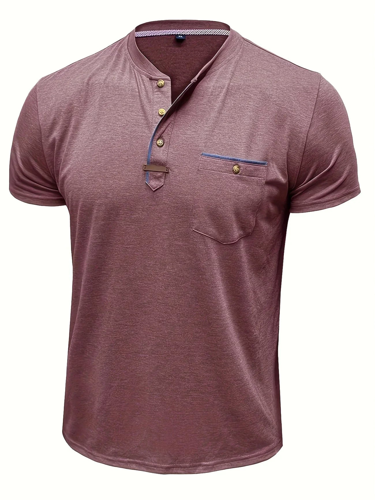 Lenoir™ | T-shirt col rond élégant avec poche