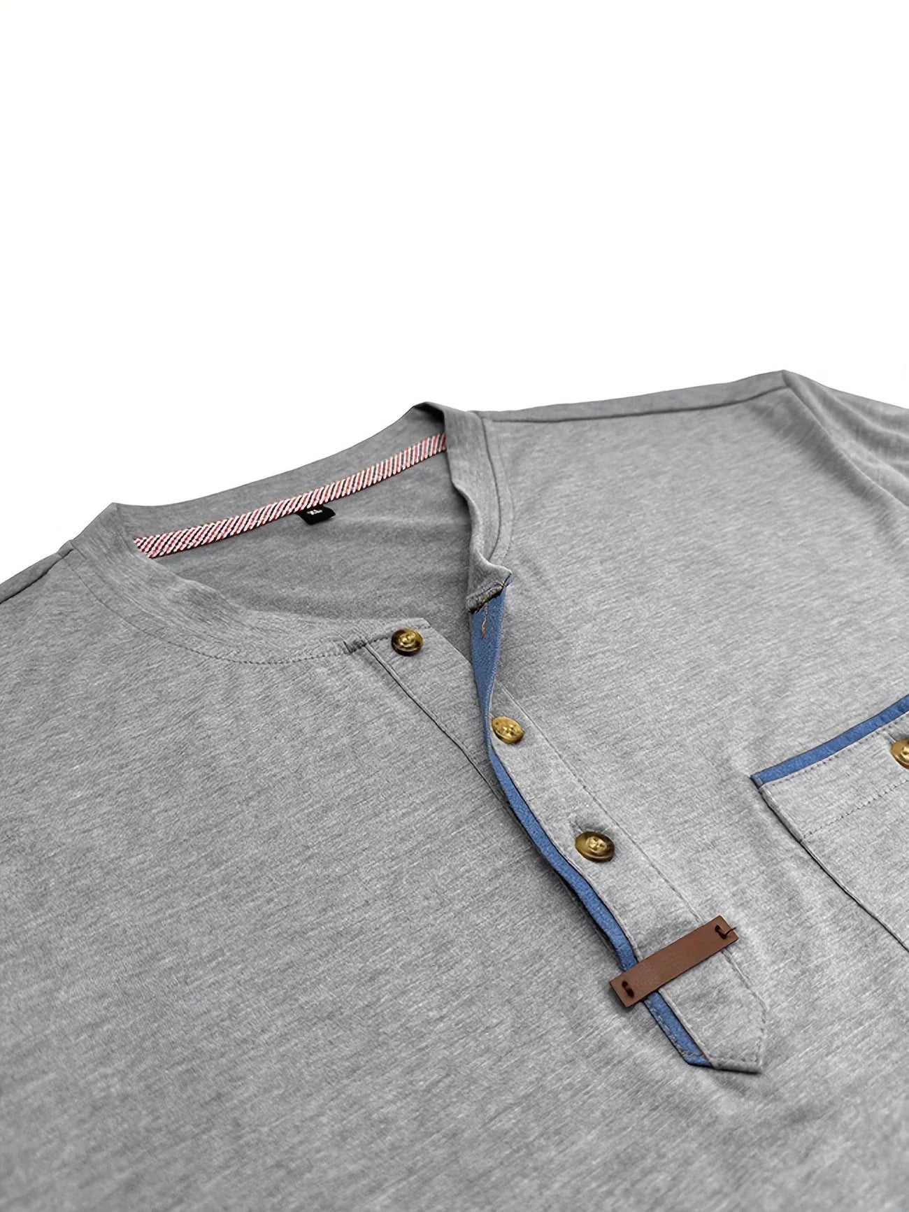 Lenoir™ | T-shirt col rond élégant avec poche