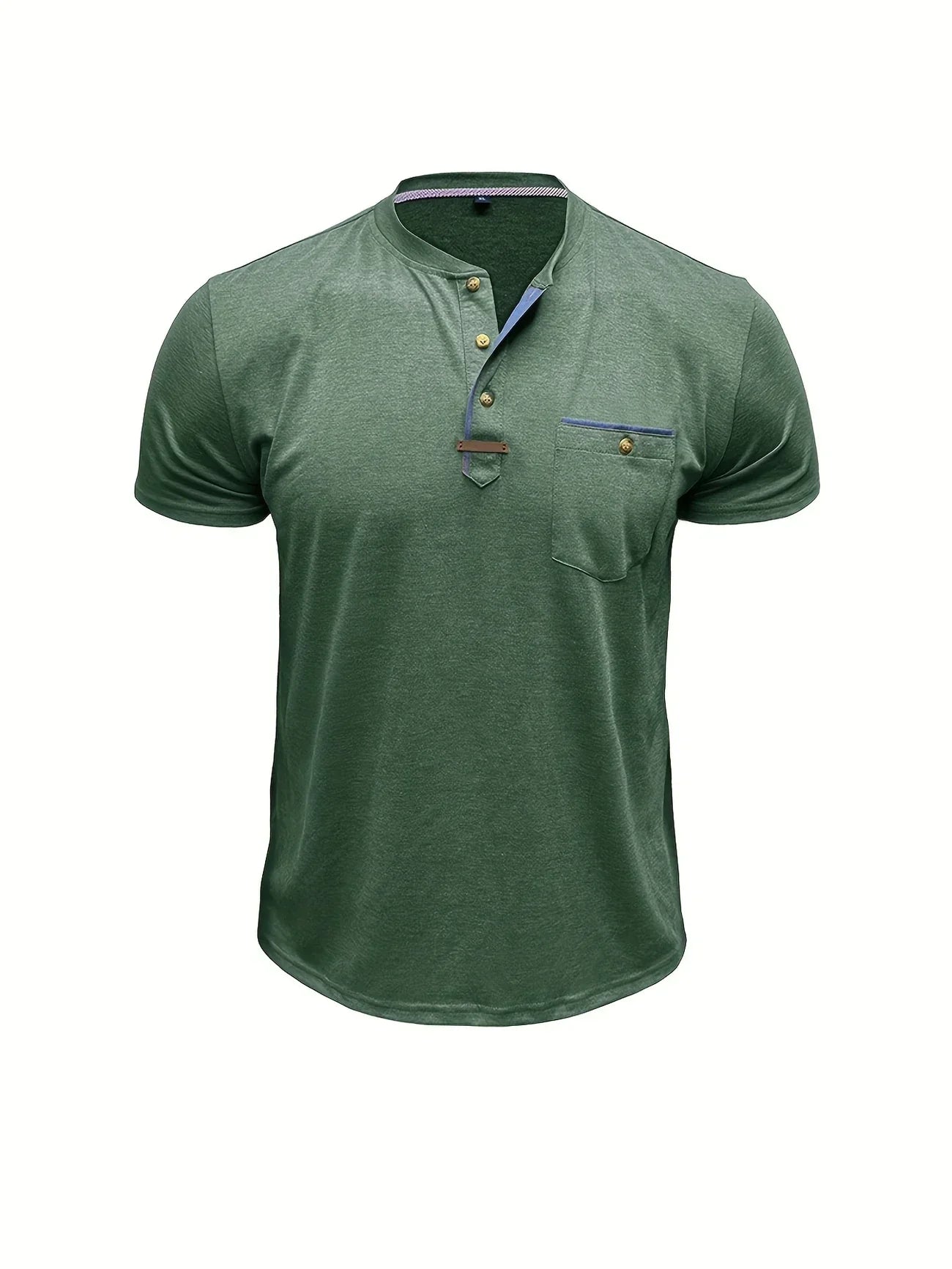 Lenoir™ | T-shirt col rond élégant avec poche