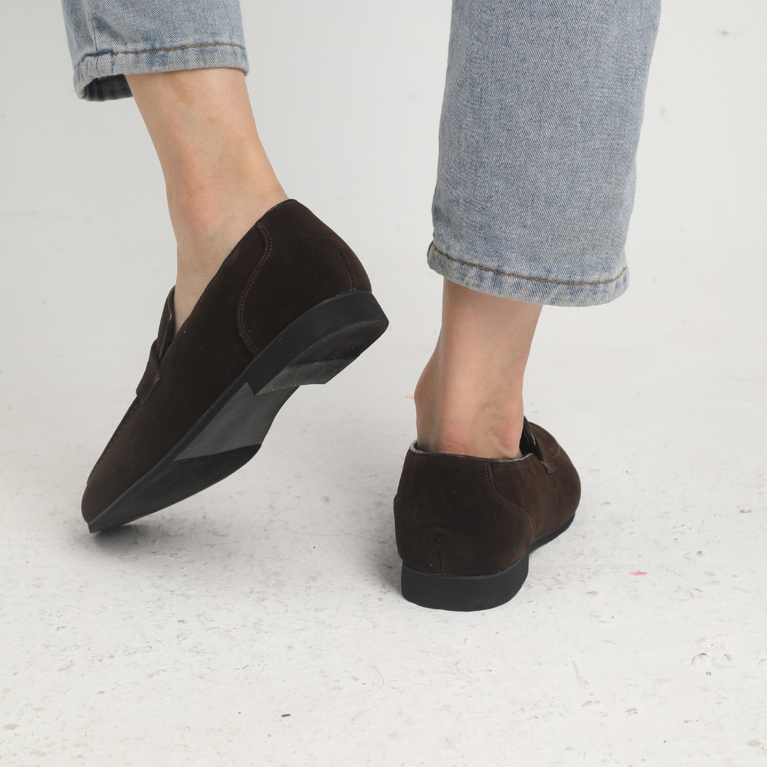 Lenoir™ | Mocassins à brides en daim