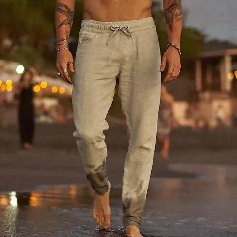 Atelier Élégance™ | Pantalon de plage en lin
