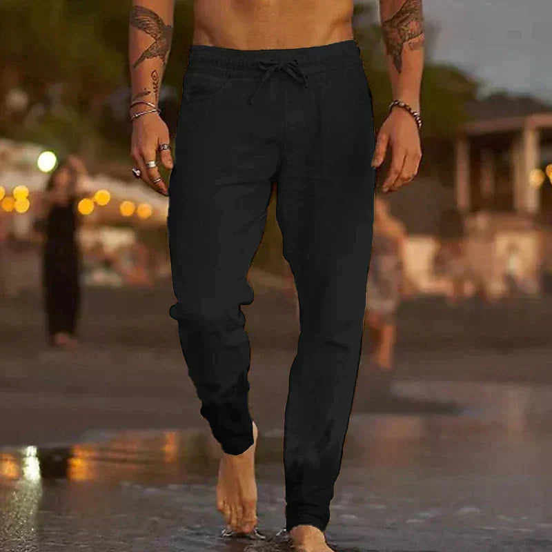 Atelier Élégance™ | Pantalon de plage en lin