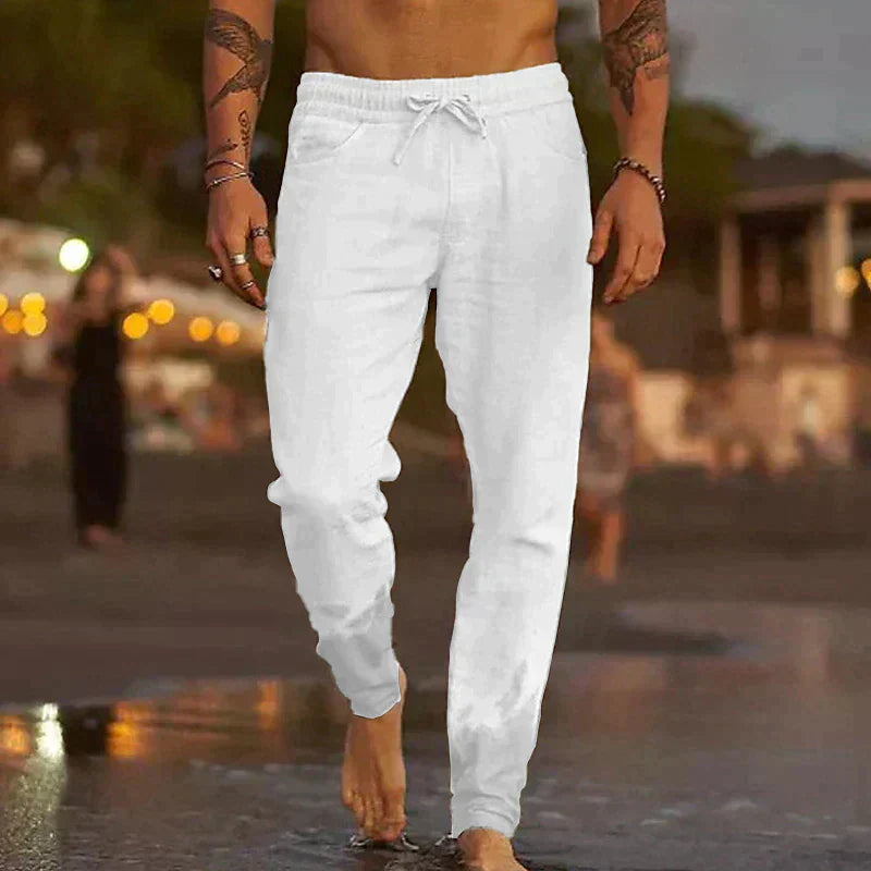 Atelier Élégance™ | Pantalon de plage en lin