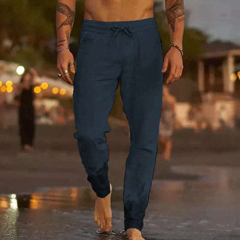 Atelier Élégance™ | Pantalon de plage en lin