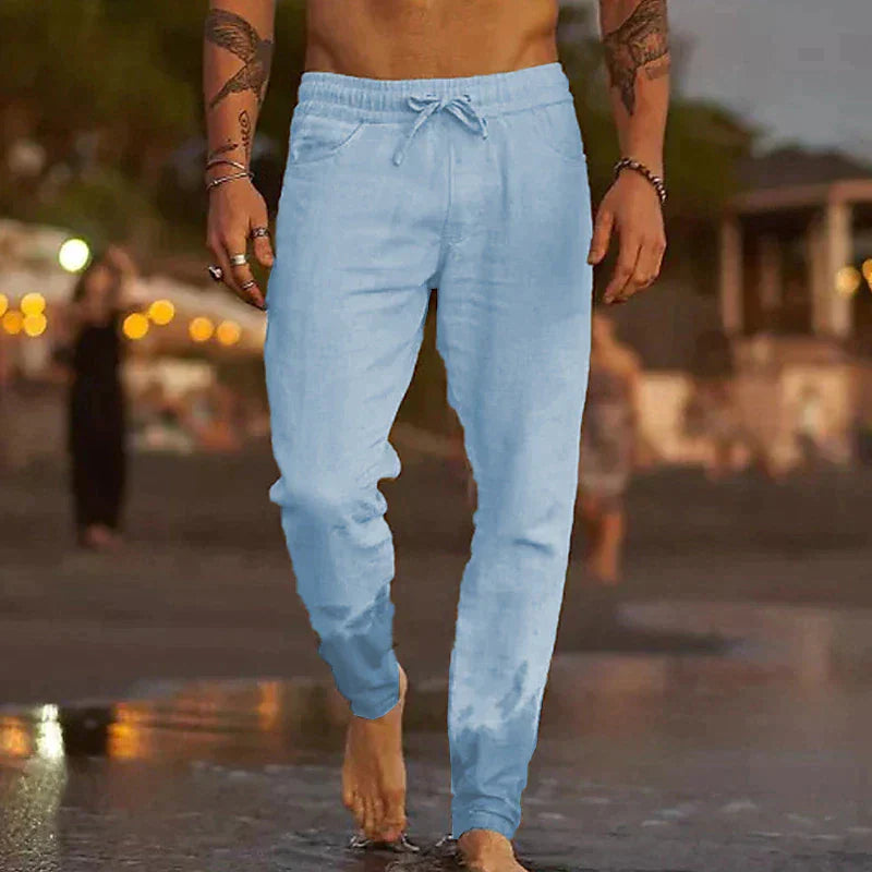 Atelier Élégance™ | Pantalon de plage en lin