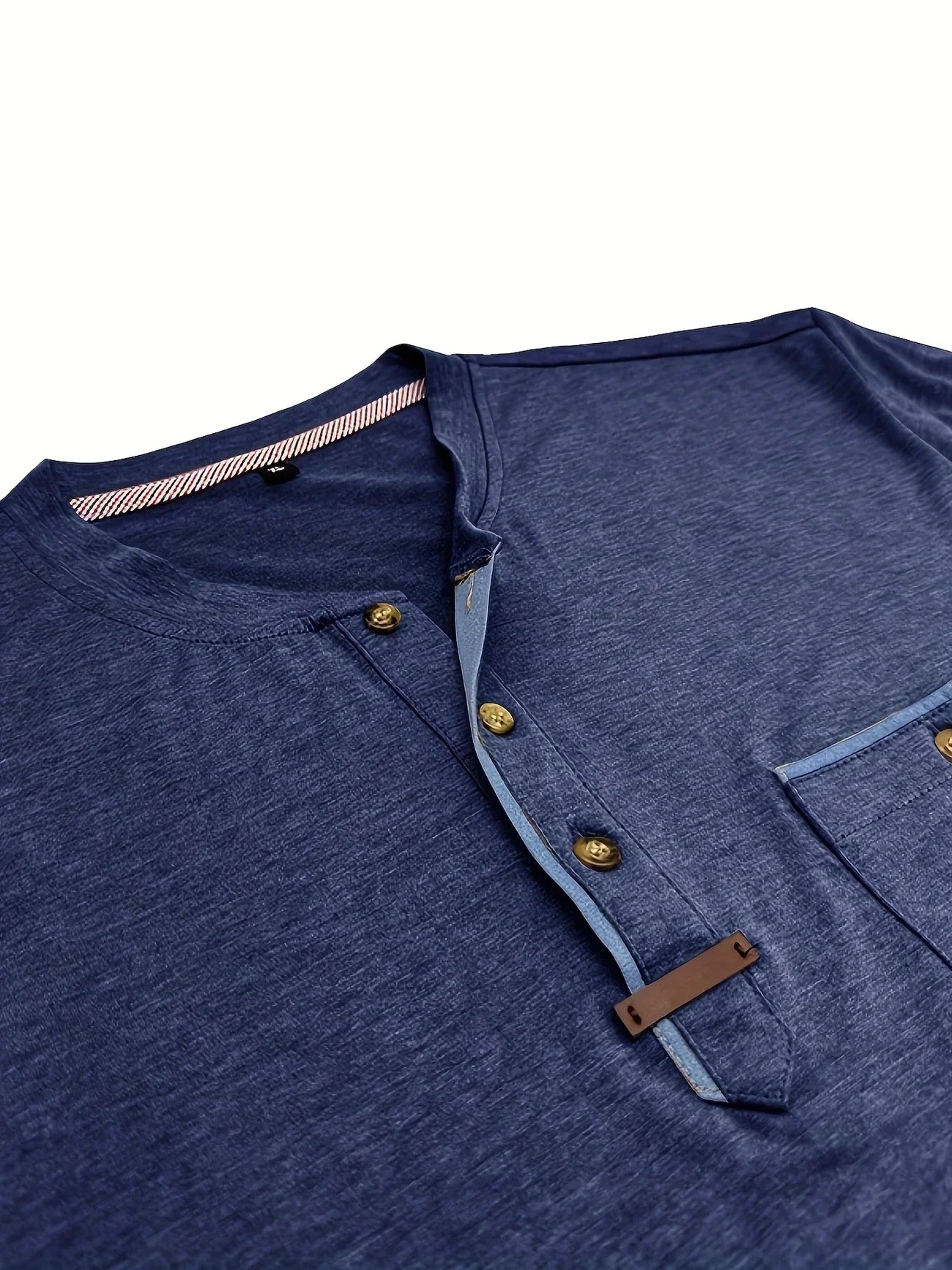Lenoir™ | T-shirt col rond élégant avec poche