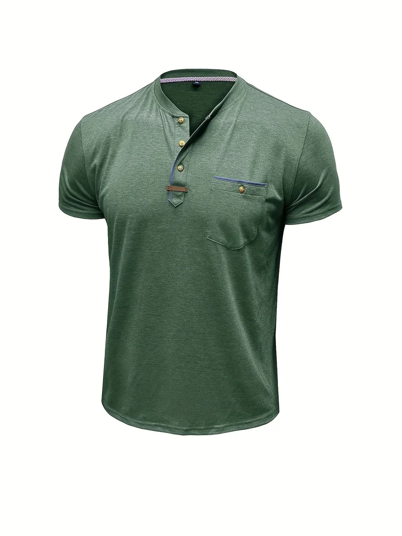 Lenoir™ | T-shirt col rond élégant avec poche