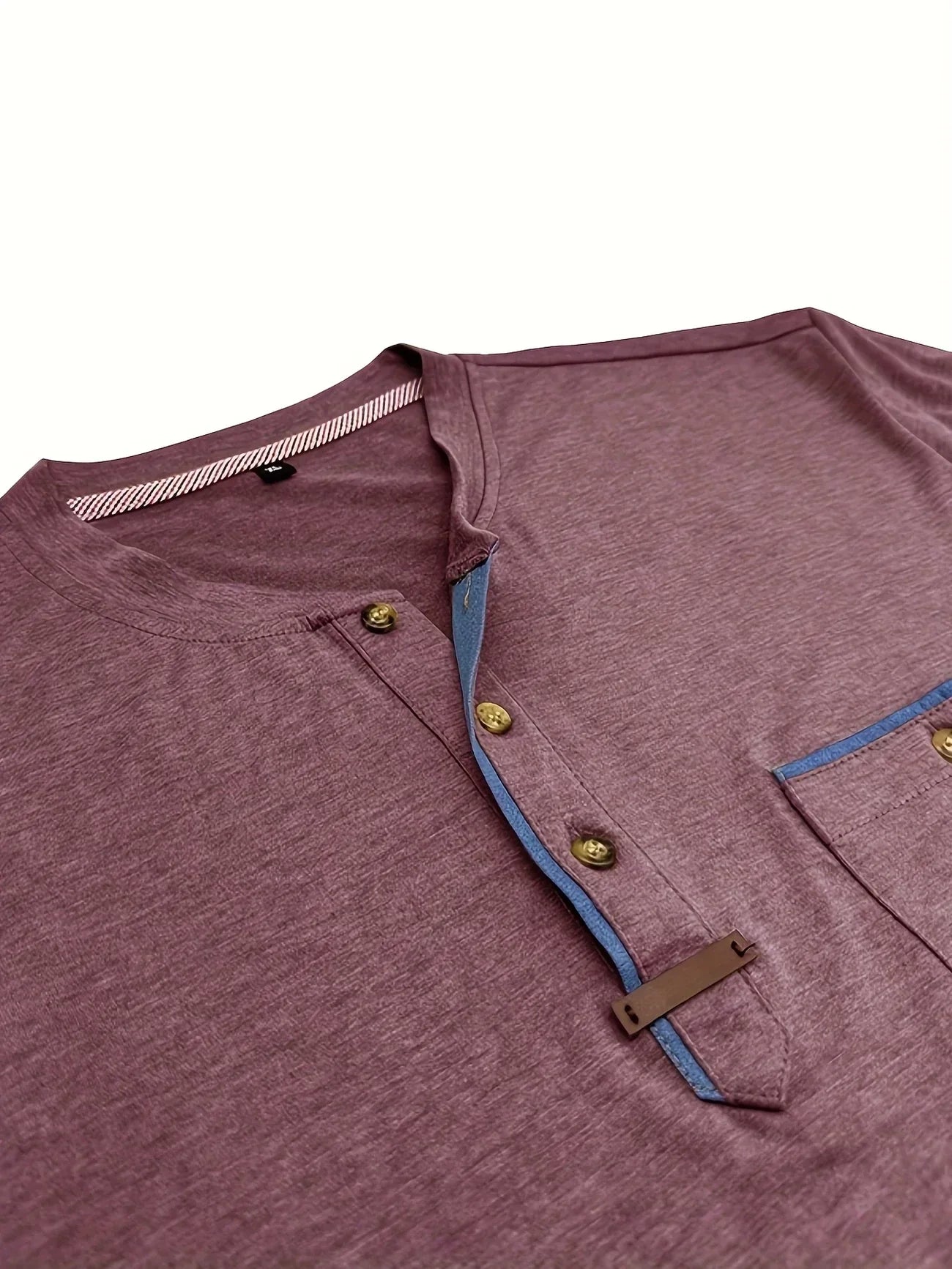 Lenoir™ | T-shirt col rond élégant avec poche