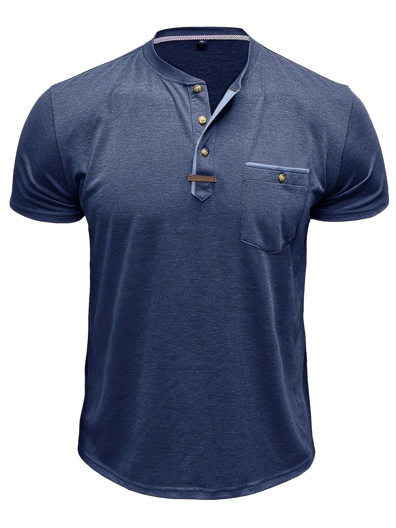 Lenoir™ | T-shirt col rond élégant avec poche