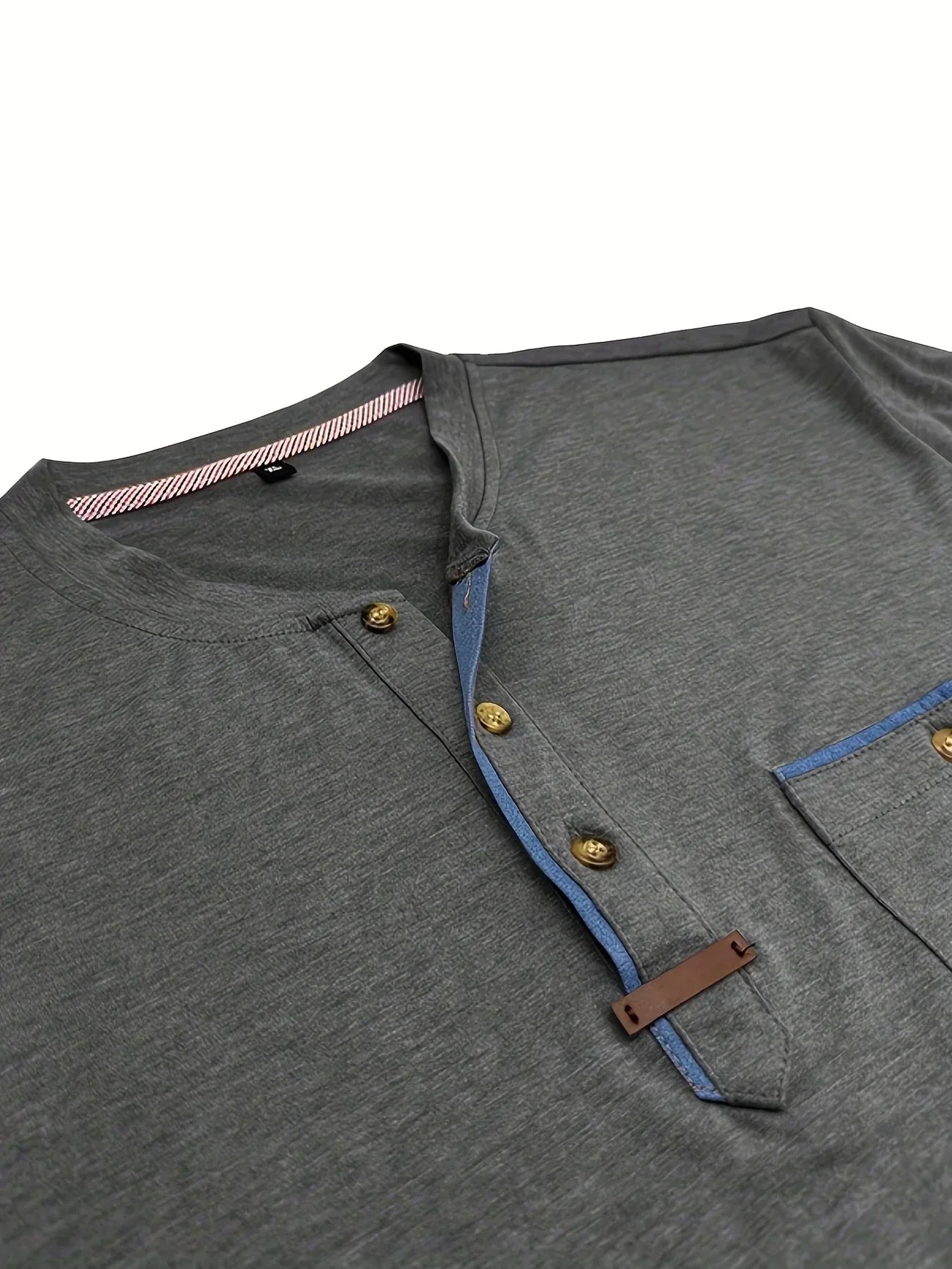 Lenoir™ | T-shirt col rond élégant avec poche