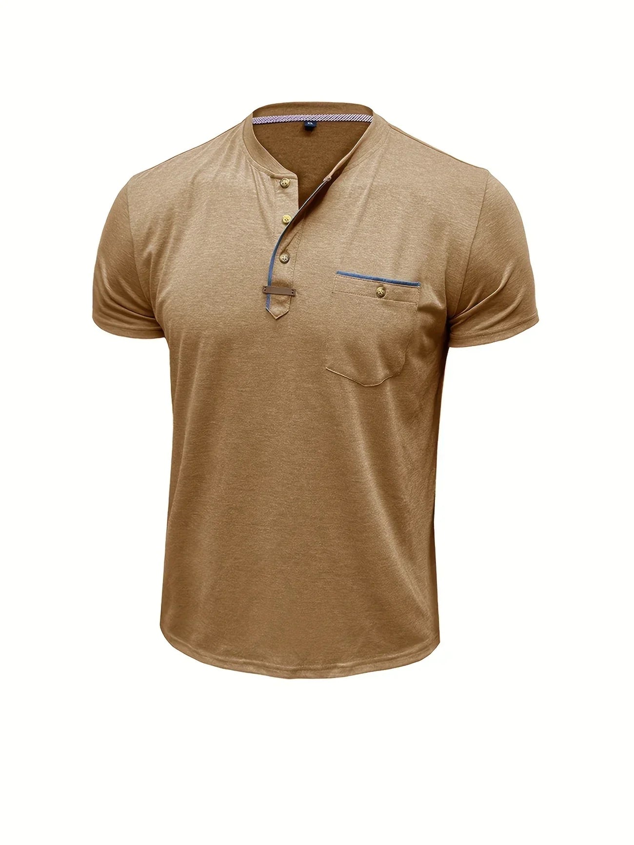 Lenoir™ | T-shirt col rond élégant avec poche