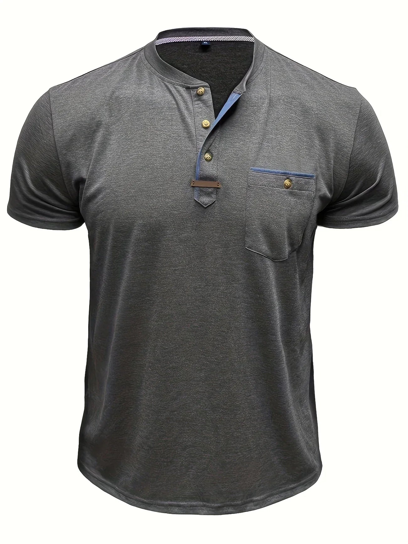 Lenoir™ | T-shirt col rond élégant avec poche
