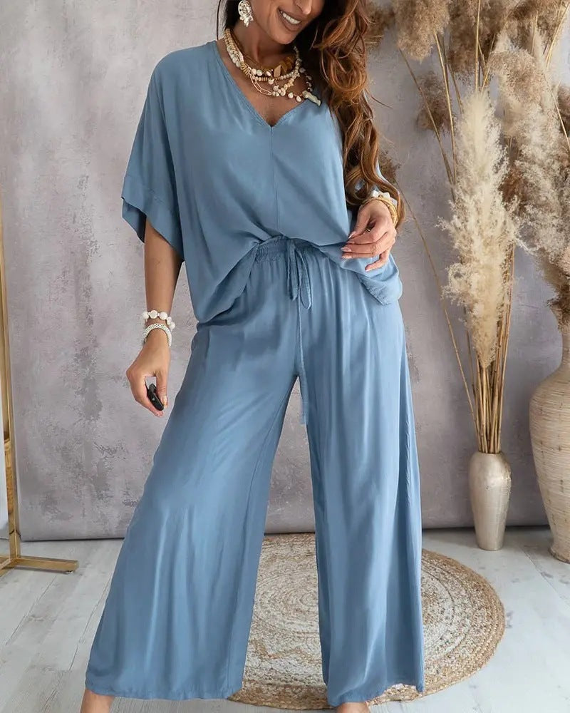 Atelier Élégance™ | Ensemble de Loungewear Boho Décontracté