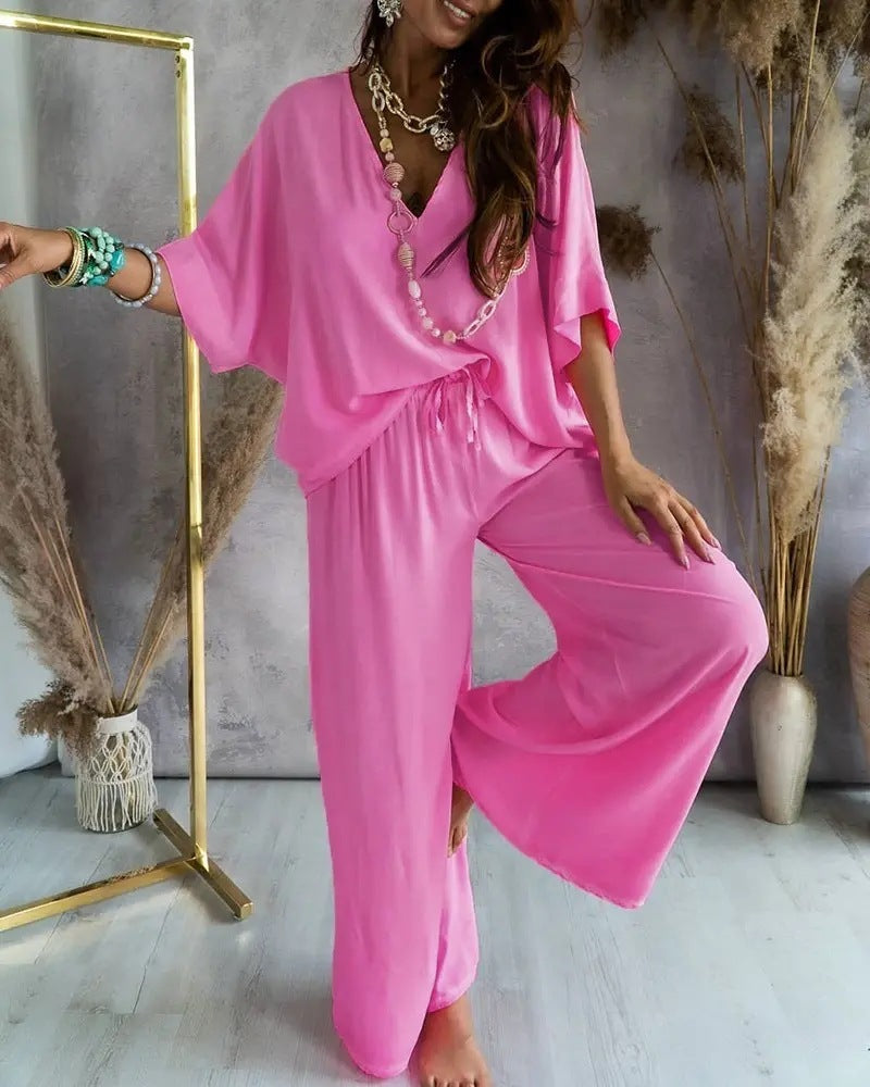 Atelier Élégance™ | Ensemble de Loungewear Boho Décontracté