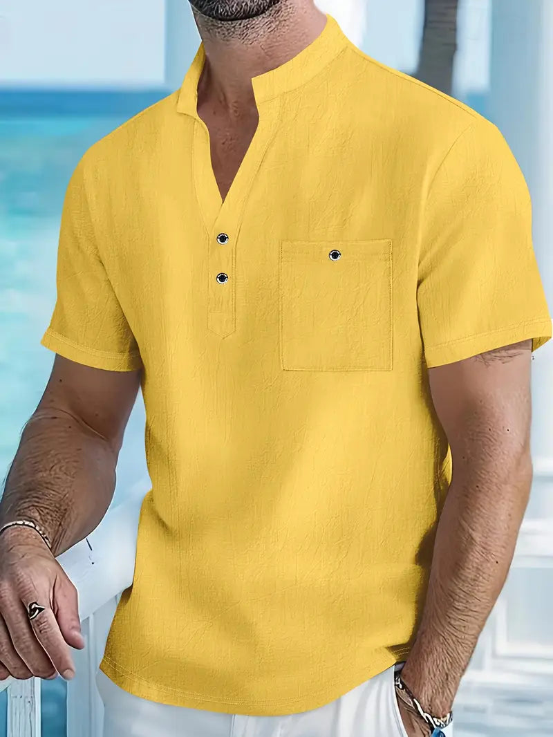 Lenoir™ | Chemise élégante à manches courtes