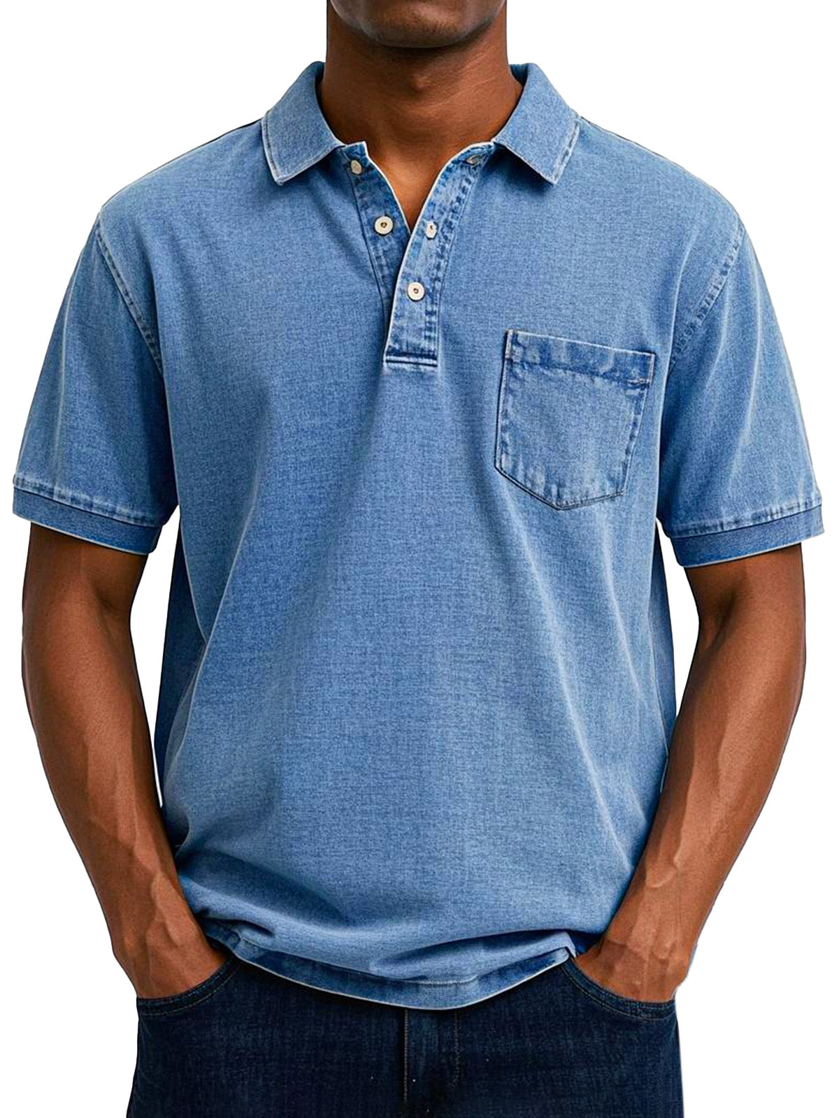 Lenoir™  - Chemise Polo Vintage Décontractée pour Homme