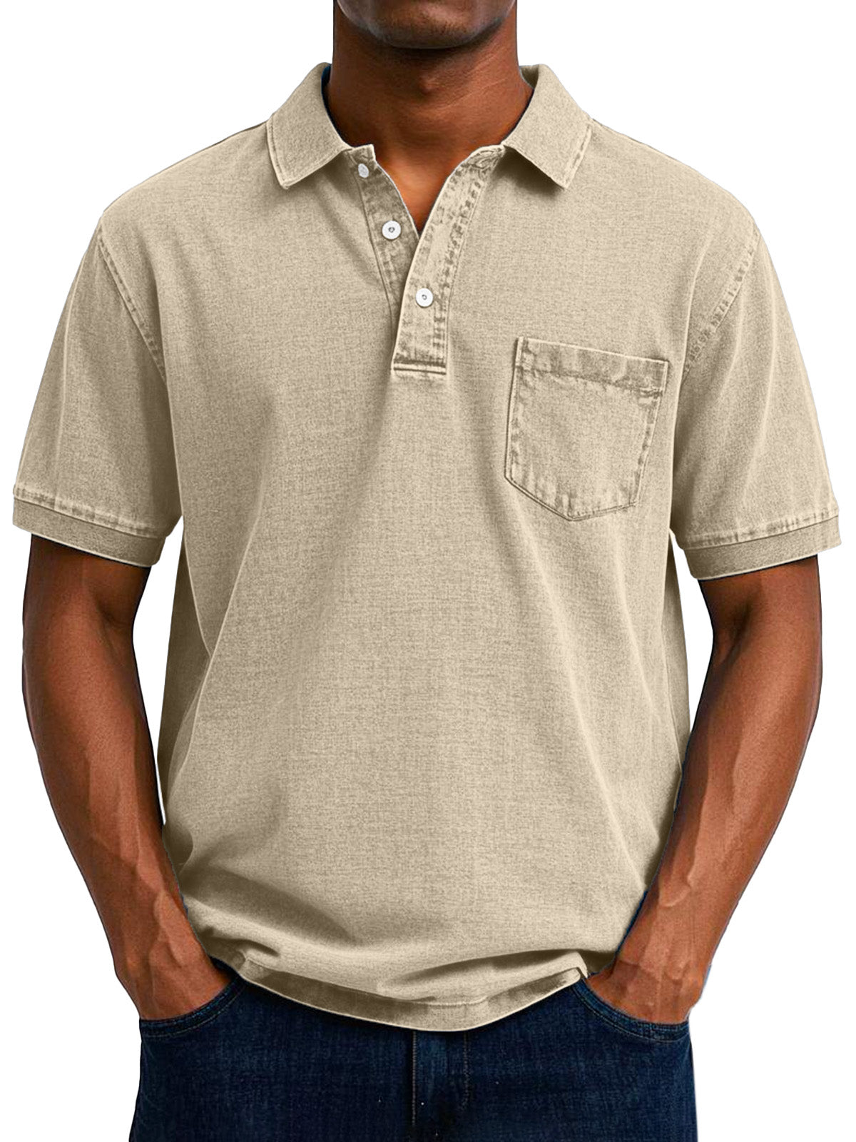 Lenoir™  - Chemise Polo Vintage Décontractée pour Homme