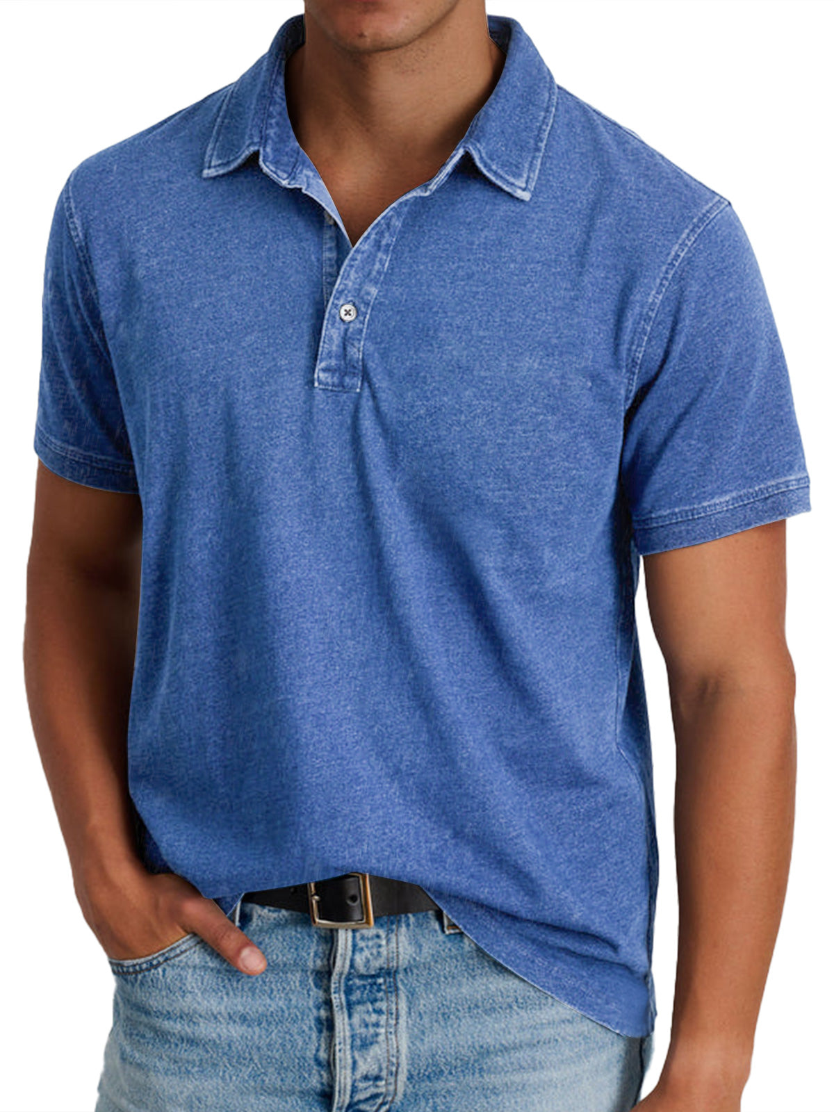 Lenoir™ - Polo avec collier pour hommes