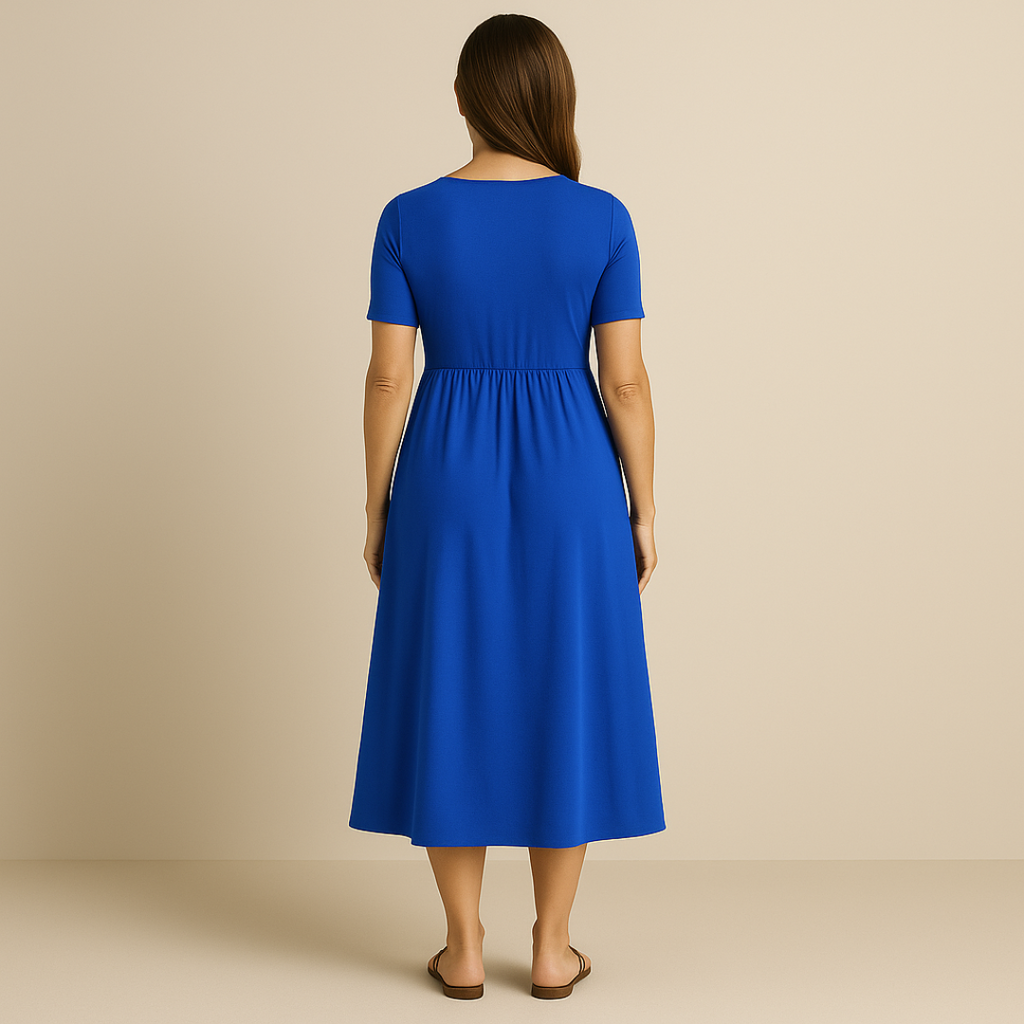 Atelier Élégance™ | Robe midi à décolleté en V