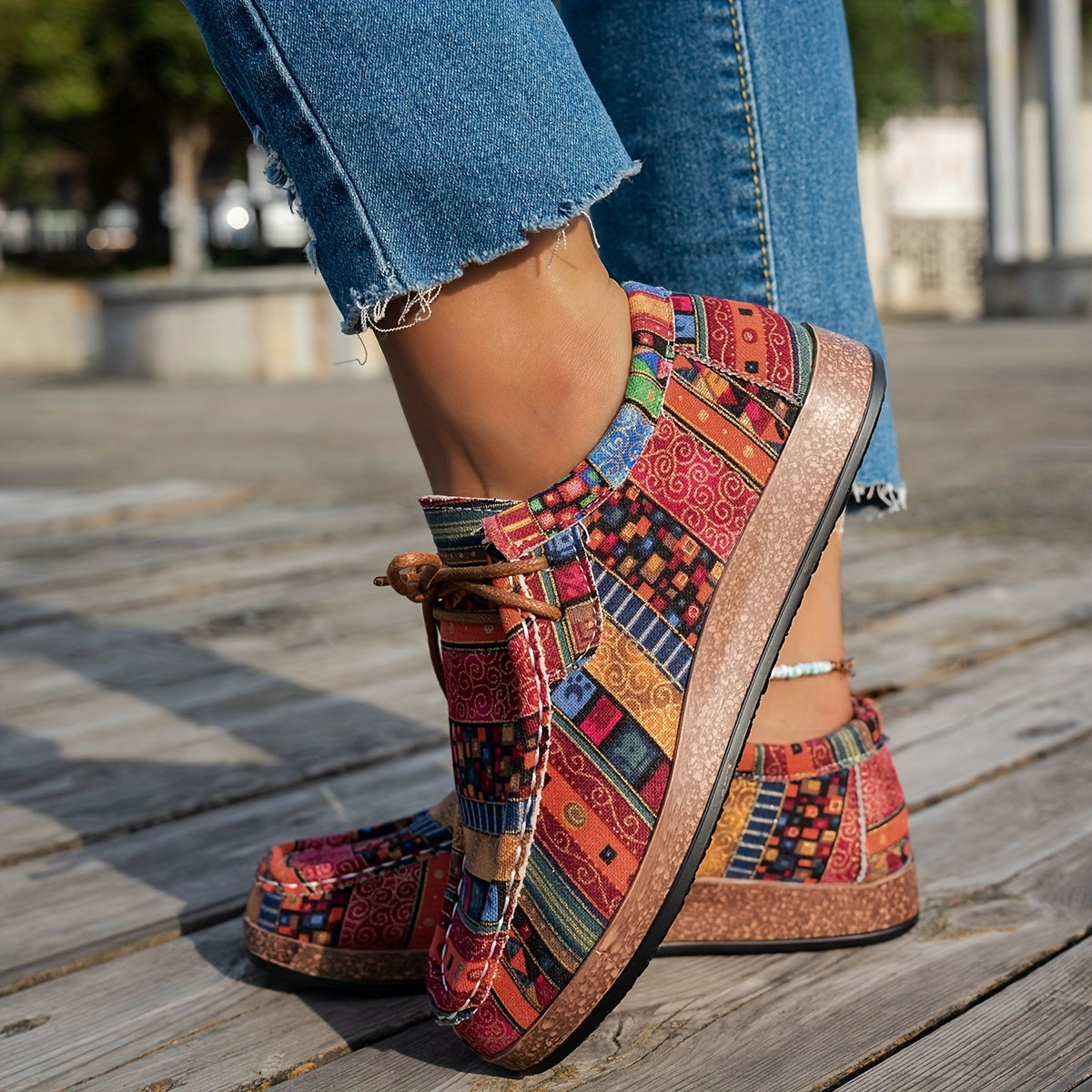 Atelier Élégance™ | Chaussures rétro colorées pour femme