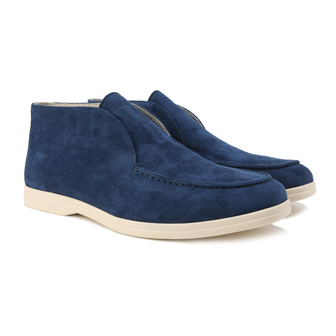 Atelier Élégance™ | Mocassins hauts en daim