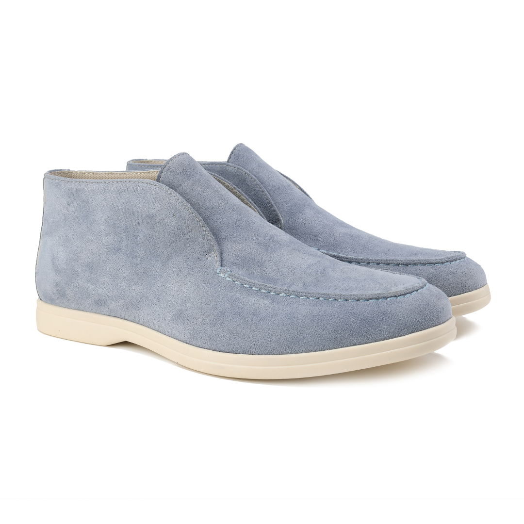 Atelier Élégance™ | Mocassins hauts en daim