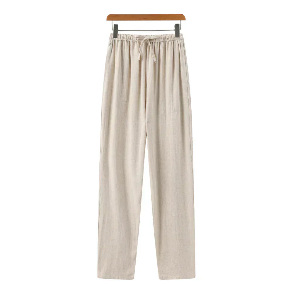 Lenoir™ | Pantalon slim en lin