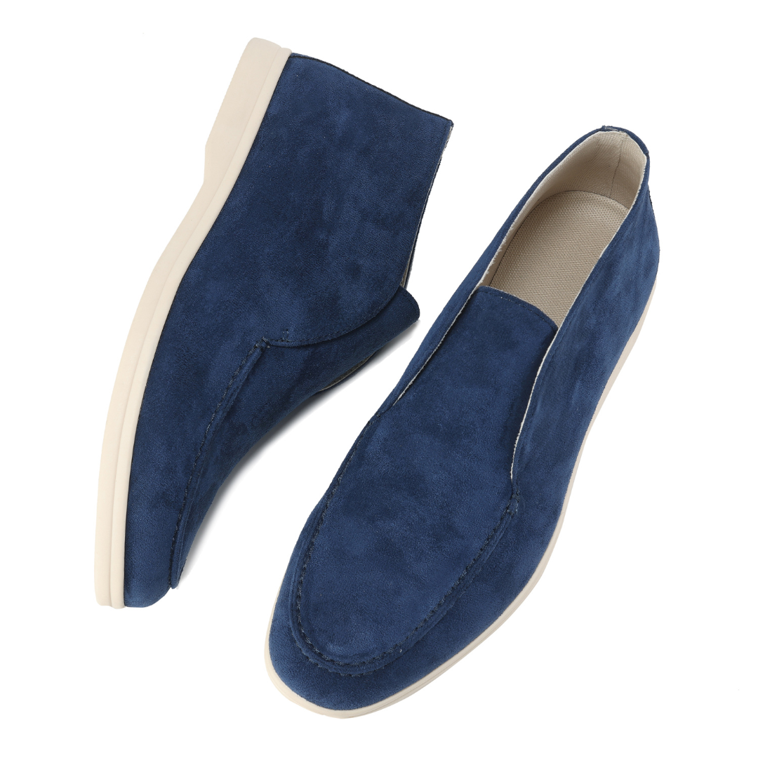 Atelier Élégance™ | Mocassins hauts en daim