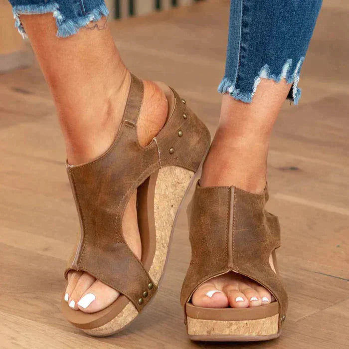 Atelier Élégance™ | Sandales à talons compensés élégantes et confortables