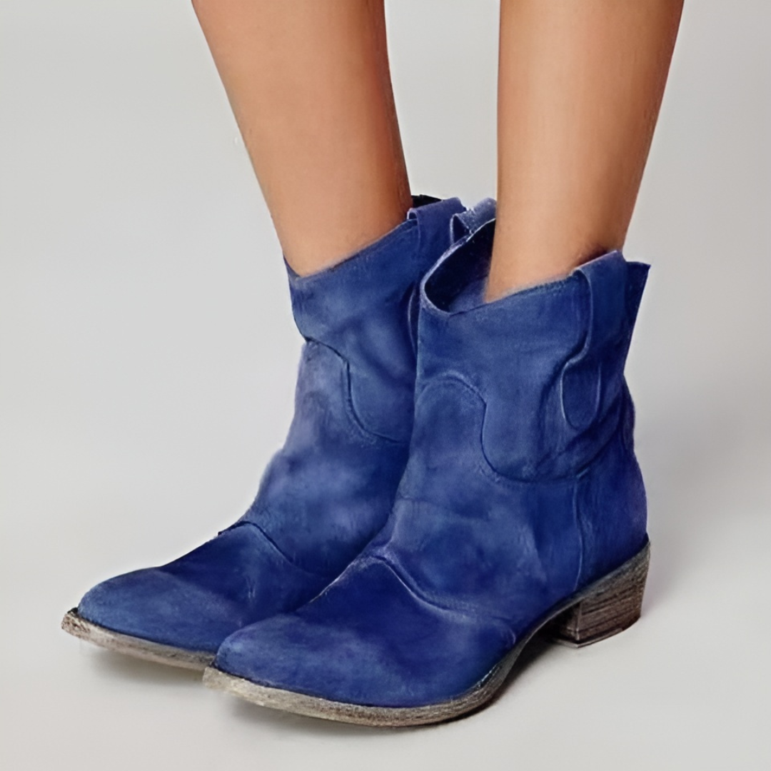 Atelier Élégance™ | Bottines en cuir suédé