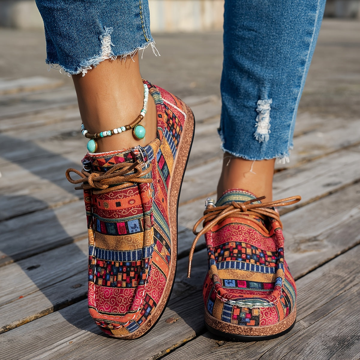 Atelier Élégance™ | Chaussures rétro colorées pour femme