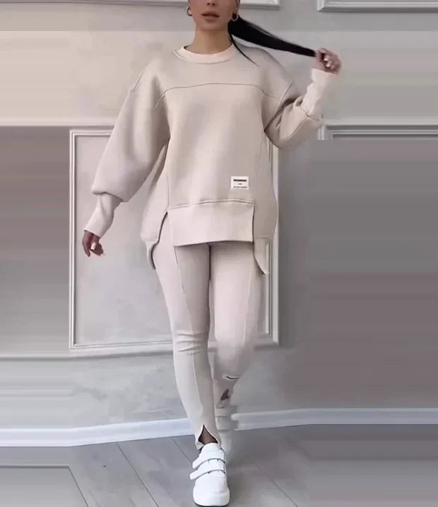 Atelier Élégance™ | Ensemble Sweatshirt et Leggings Décontracté