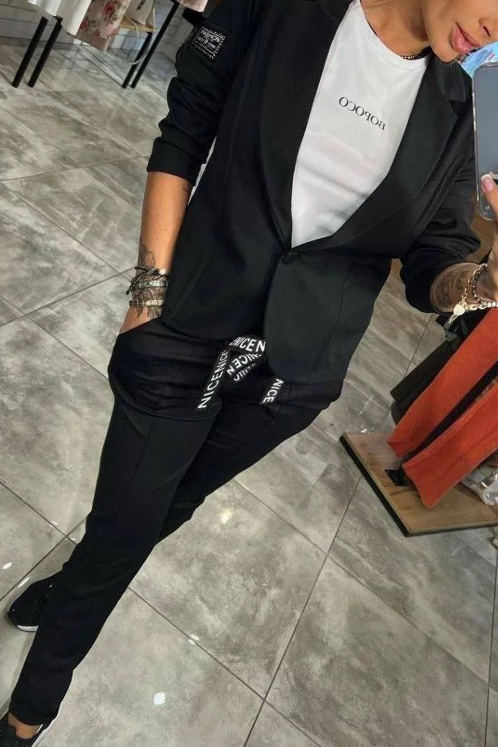 Atelier Élégance™ | Ensemble Blazer et Jogger Décontracté