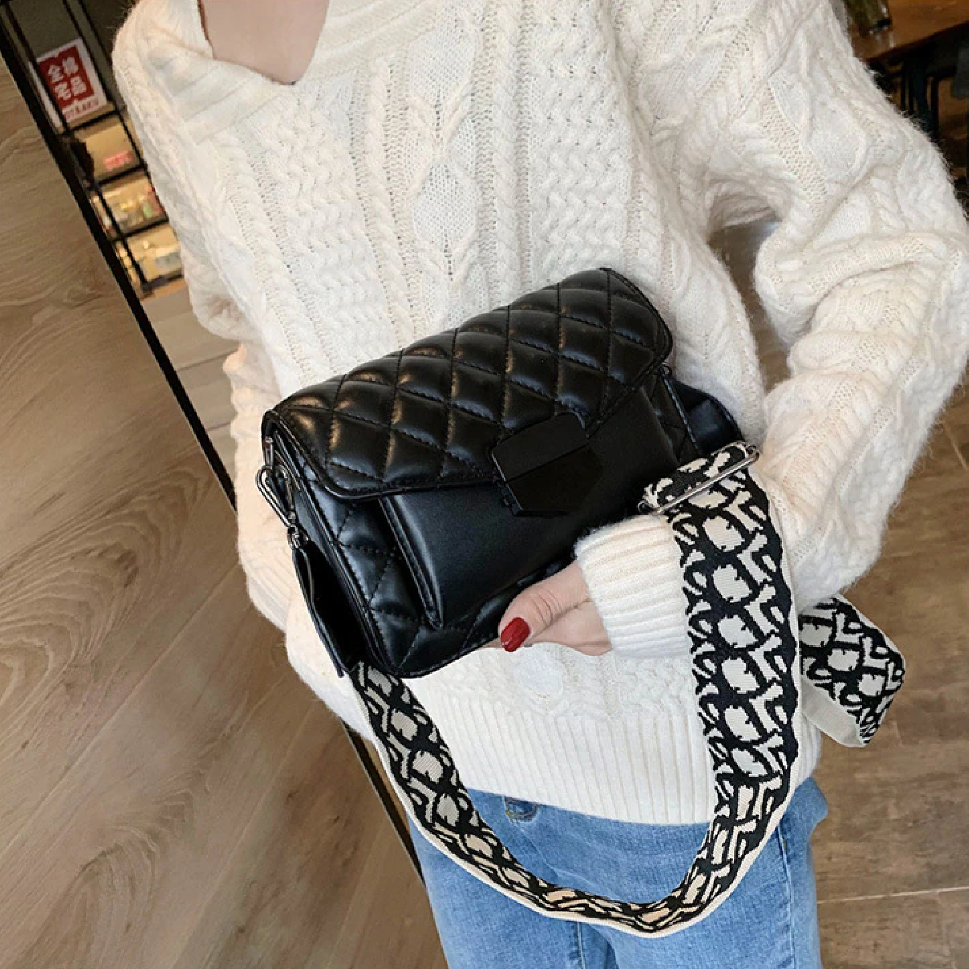 Atelier Élégance™ | Noa Sac à bandoulière élégant