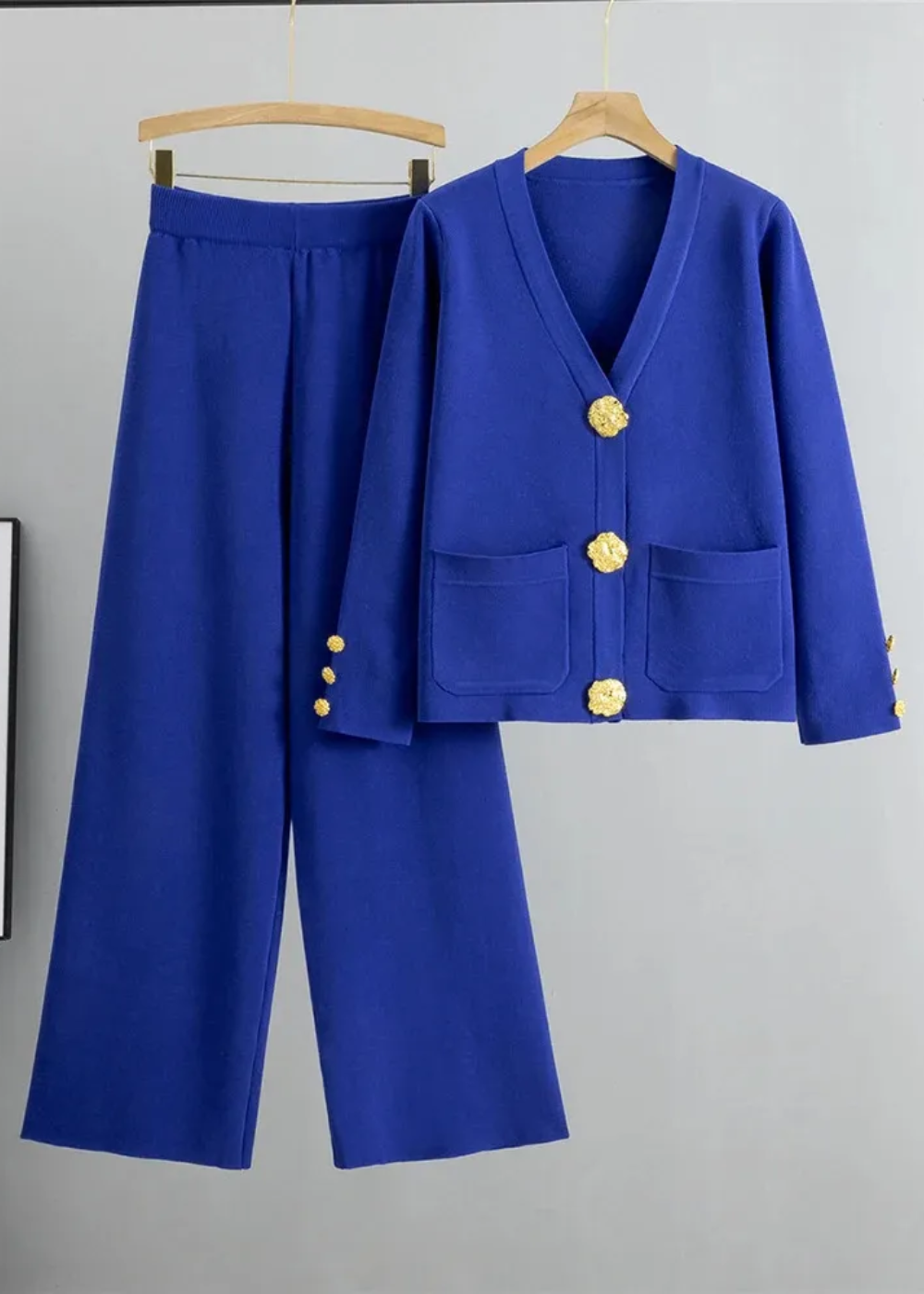 Atelier Élégance™ | Ensemble tricot avec patte de boutonnage