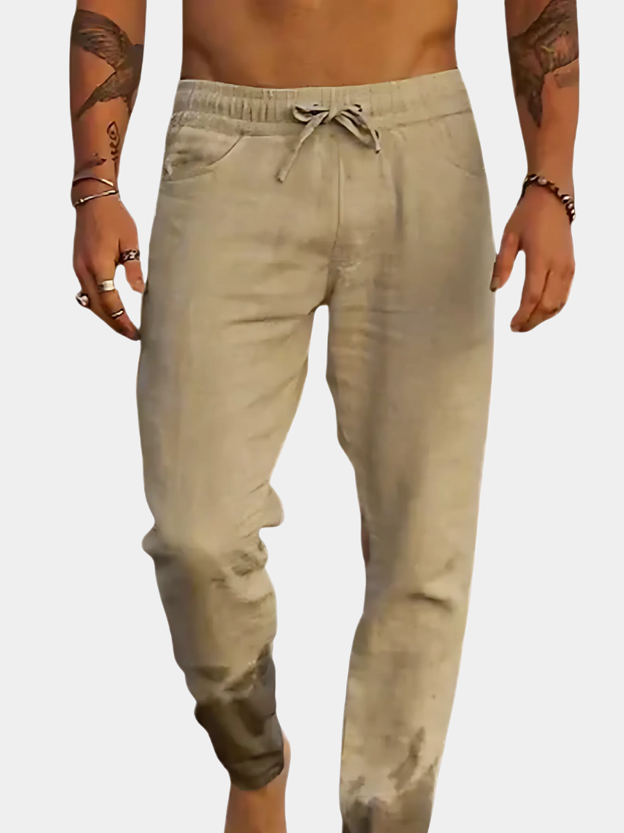 Atelier Élégance™ | Pantalon de plage en lin