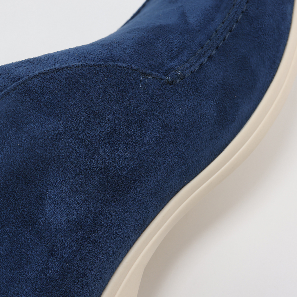 Atelier Élégance™ | Mocassins hauts en daim