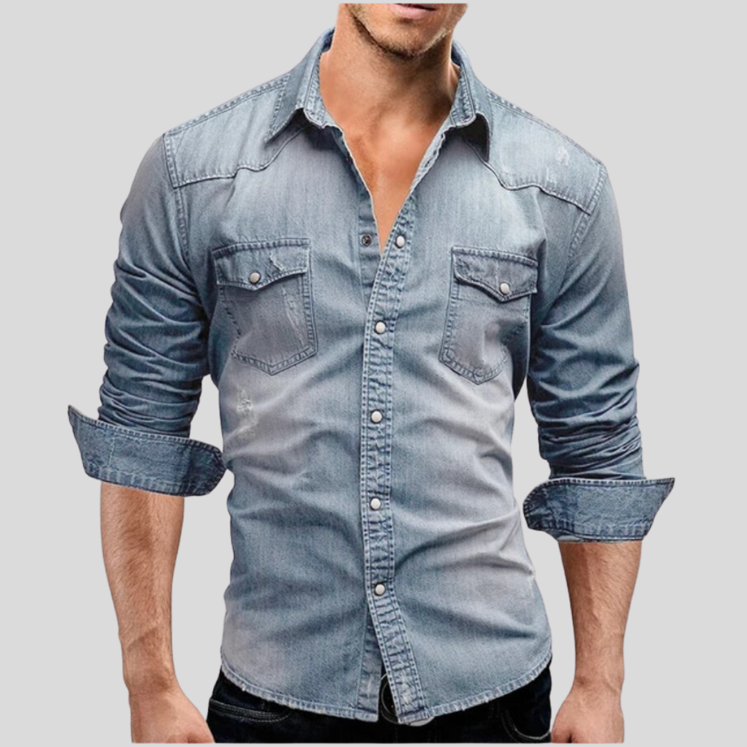 Lenoir™ - Chemise en denim au style moderne