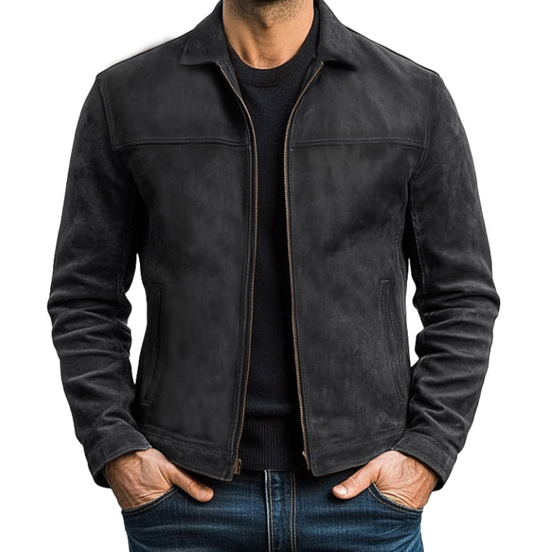 Atelier Élégance™ | Veste en cuir intemporelle