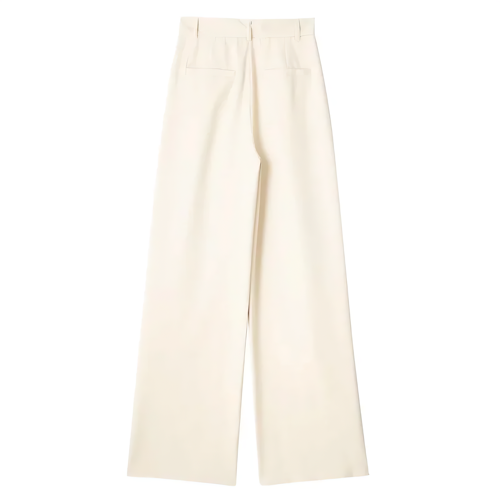 Atelier Élégance™ | Pantalon Large Écru Élégant