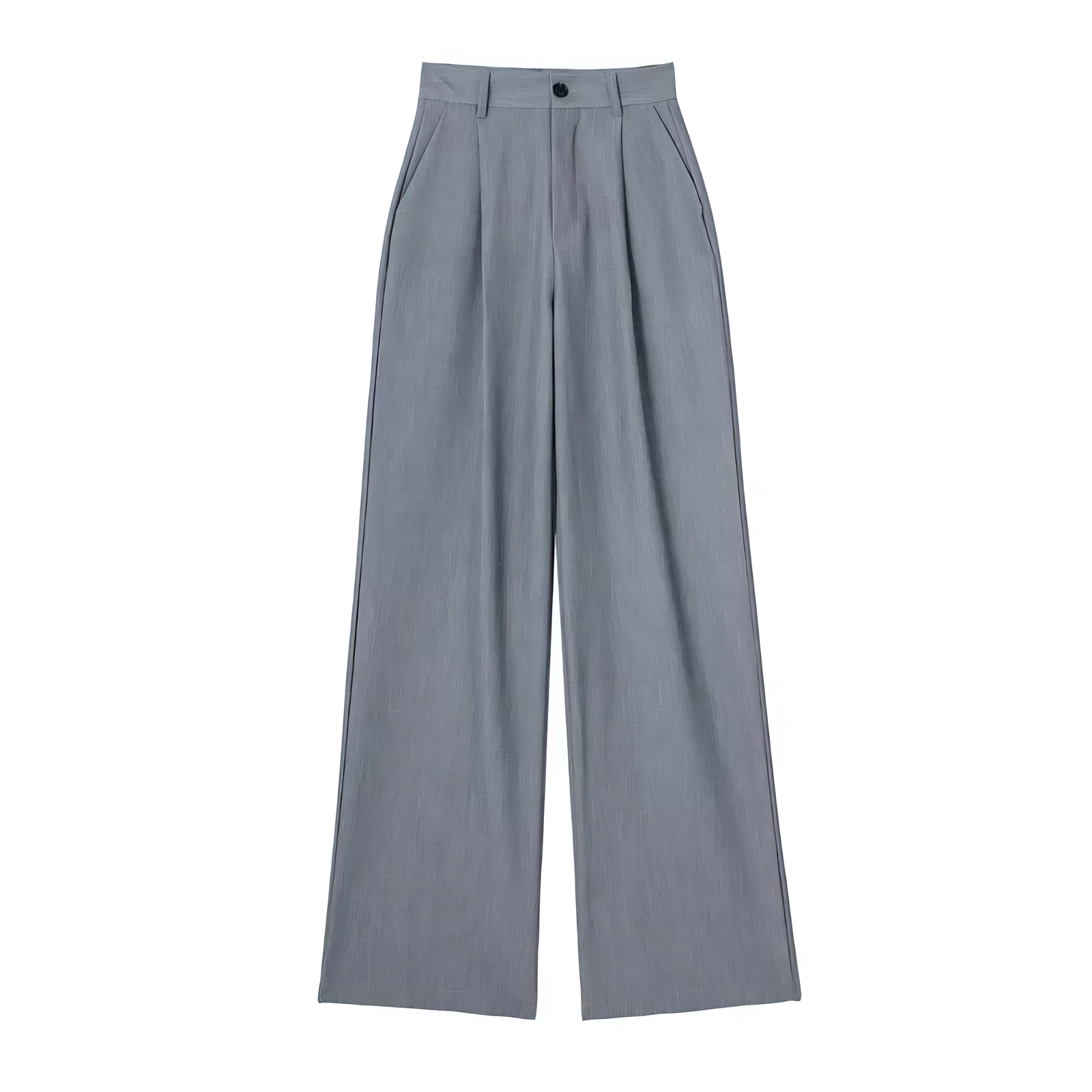 Atelier Élégance™ | Pantalon Large Gris Élégant