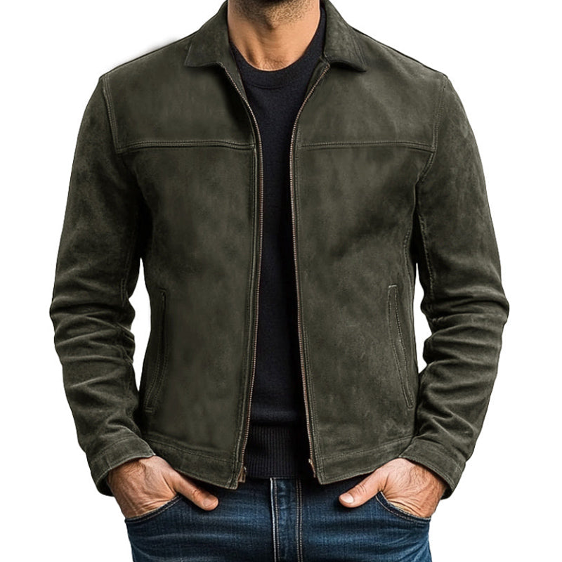 Atelier Élégance™ | Veste en cuir intemporelle